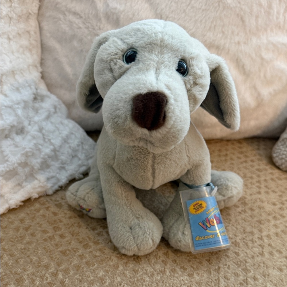 NWT Ganz Webkinz HM454 Weimaraner Unused Game Tag Code